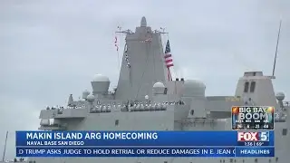 Makin Island Amphibious Readiness Group Homecoming