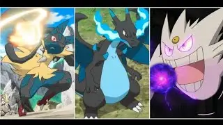 #TOP 5 MEGA EVOLUTION'S IN POKEMON SERIES // POKE BATTLE TIME || #shorts