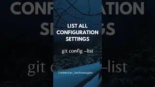 Git Config #git #github #commands #gitpull #gitremote #gitlog