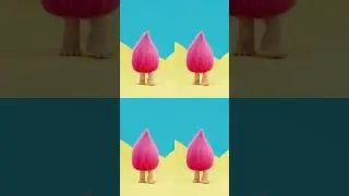 Pink Fuzzbert - Trolls #3danimation #3d #trolls #cartoon #animation #kids #funnyvideo #design