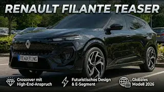 2026 Renault Filante Teaser: Crossover mit High-End-Anspruch