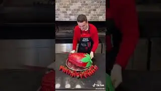 Tiktok craft video || Big Strawberry || James chocolate