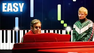 Ed Sheeran & Elton John - Merry Christmas - EASY Piano Tutorial by PlutaX
