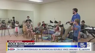What's Working: Students jamming at Rock Band Camp