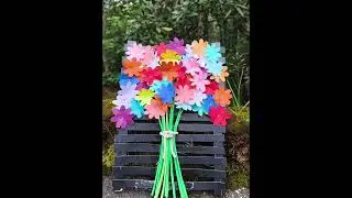 Beautiful flower bouquet 💐 | paper flower 