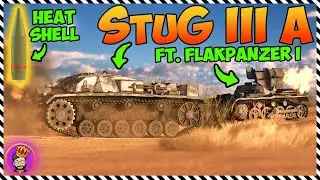 StuG III A с кумулятивным снарядом на BR2 в строю (Ft. Flakpanzer I) • MeAdmiralStarks