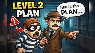 Robbery Bob Level 2 😎 | Easy Mission No Guard | #Shorts