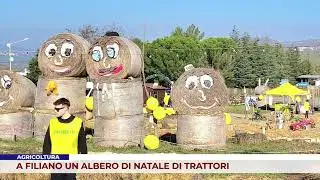 AGRICOLTURA. A FILIANO UN ALBERO DI NATALE DI TRATTORI