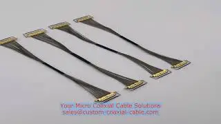 coax cable assembly Saudi Arabia supplier I-PEX 20380-R40T-13 20455-030E-99 wire harness factory EMI