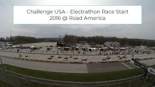 Challenge USA - Electrathon Race Start - 2016 at RA