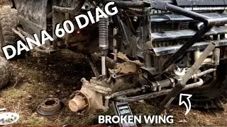 Broken Dana 60 diagnosis with kris and Ian camp Carson 2020
