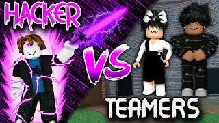 [MM2] Hacker Vs Teamers #21...(Murder Mystery 2) | Roblox