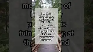 Psa 16:11; Show me my path  #truth #psalm100 #love #99psalms9 #biblepassage #quotes #bibleverse