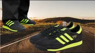 Обзор кроссовок Adidas SL 72 RS | Черно-желтая расцветка