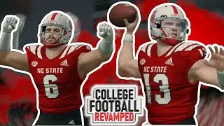 This Duo Takes Down #13 Ranked Oklahoma | NCAA 14 NC State Rebuild | CFB Revamped Ep.4