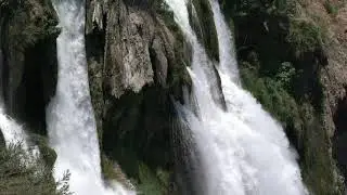 Beautiful waterfall-water-flow-power-energy. [FULL HD] [ COPYRIGHT FREE VIDEO]