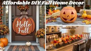 Affordable DIY Fall Home Decor Ideas | Budget-Friendly Autumn Decorating Tips