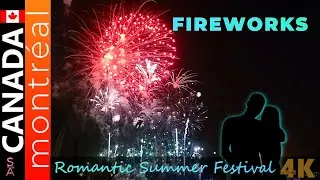 Montr&eacute;al Fireworks Festival Drone Light Show 🇨🇦 Full 30mins Free Fun Summer Evening Outdoor Activity