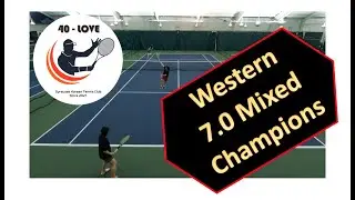 [Dr.Tennis] 7.0 Mixed Doubles Western Champions I 40-LOVE K-Tennis