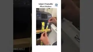 Inkjet Printable Plant Stakes In Action