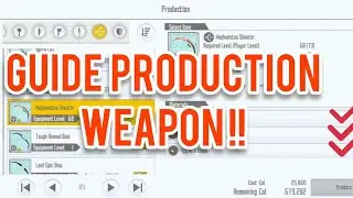 [SAOIF] Guide to Production Weapon !!