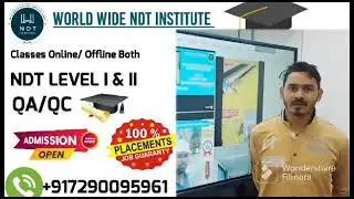 NDT QAQC Course Student Review | ASNT Level-2 | Training and Placement