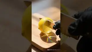 . &ldquo;Cutting the Impossible Lemon 🍋🔪 | Ultra Realistic Glass Art&rdquo;