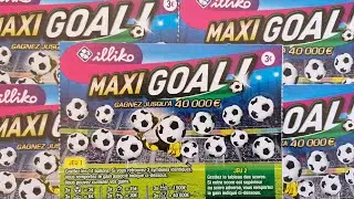 5 maxi goal 🤞#grattage #fdj #jeu 😚😉😙🤑