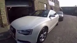 Audi A5 Avery Satin Pearl White Wrap