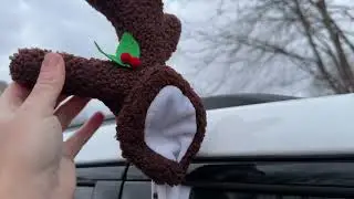 Install and Testing Christmas Reindeer Antlers Christmas Car Decoration