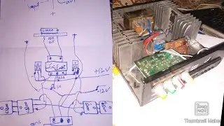 tracter tape riksha music player details of D313 circuit Explaination  with detail