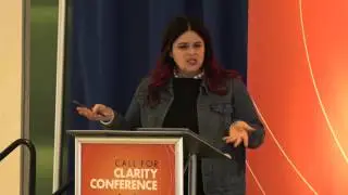 Video of Holly Teichholtz presentation at Call for Clarity