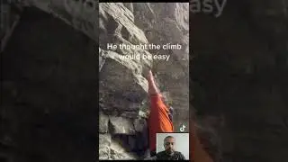 Solo climb. One mistake. Everything changed.#SoloClimb #adventuregonewrong  #outdoorfails #shorts