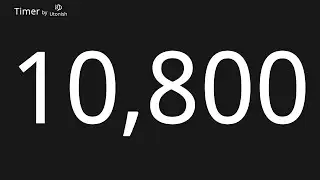 10800 Second Countdown Timer