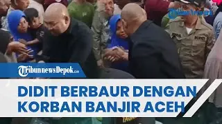 ADAB Putra Prabowo Didit Berbaur dengan Warga Aceh Korban Banjir, Berkali-kali Tundukkan Kepala