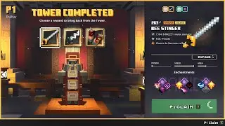Minecraft Dungeons Walkthrough &ndash; Weekly Mission The Tower 193 Completed | 2 Player Xbox Series S