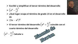 Binomio de Newton problemas de Aplicación