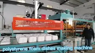PS GPPS XPS foam lunch box disposable foam plate tray dish bowl making machine