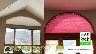 Arched & Angled Blinds. Blind and Shade Solutions for difficult shaped windows.