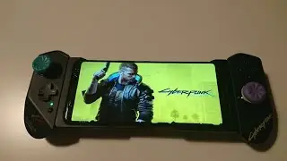 Cyberpunk 2077 themed Asus ROG Phone 3 PS4 Remote Play.