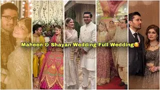 Maheen & Shayan Wedding Album💖✨#viral #fashion #trending #pakistan #dance #dress #rahatfatehalikhan