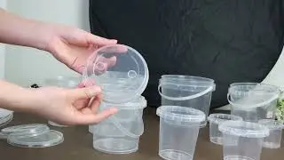 Plastic bucket container