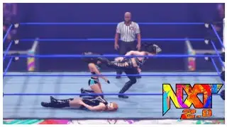 WWE 2K22|NXT 2.0 NXT UK WOMEN'S CHAMPIONSHIP MATCH EMMA VS BLAIR DAVENPORT VS ISLA DAWN