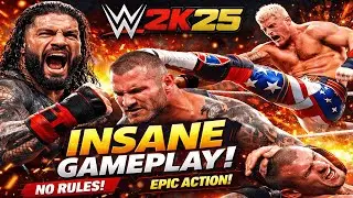 WWE 2K25 Gameplay | No Mercy • No Rules • Pure Chaos || Live 🔴