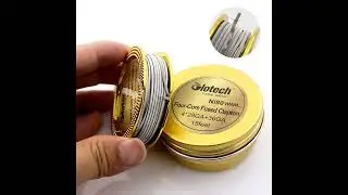 Glotech Multi-core Fused Clapton Heating Wire for RDA RBA RTA Vaping Coils 5m/roll