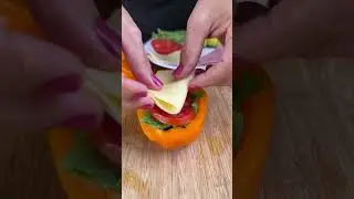A chef taught me this stuffed pepper recipe.