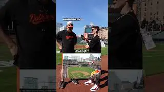 Can Gunnar Henderson guess Camden Yards&rsquo; outfield dimensions without looking? 😂💀⚾️ #shorts