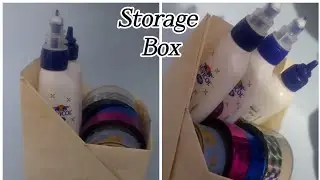 Storage Box Idea with Paper 💡 | DIY Desk organiser Idea | Paper Craft 💫