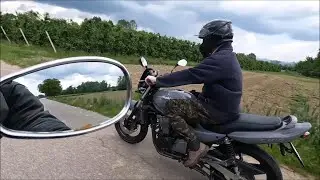 Kawasaki ER-5 w Akcji/ Szybka Jazda WSK 125/ Ursus C-325 z 1962 w Obsypniku