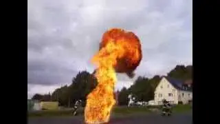 Fettbrand - Fettexplosion [FEUERWEHR HOFBIEBER-MITTE]